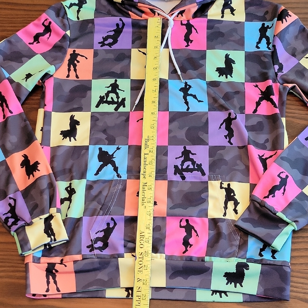Fortnite-Themed Lightweight Pullover Hoodie | Size: L - Picture 3 of 9